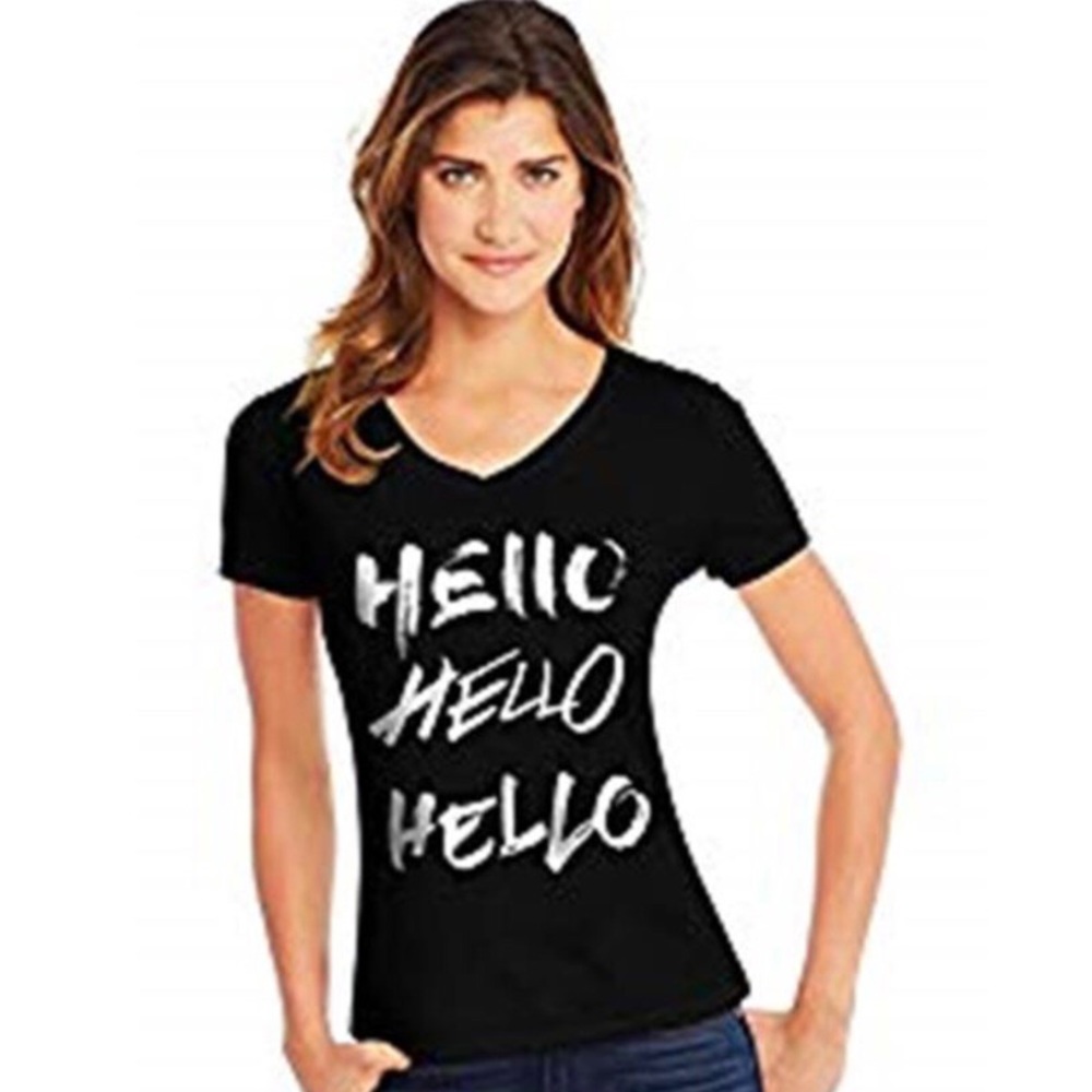 Hanes Hello Hello Hello 5-shirt